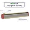 Гринлос Пожарный резервуар 150-3600 стеклопластиковый