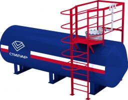 Емкость Резервуар горизонтальный стальной РГС 125