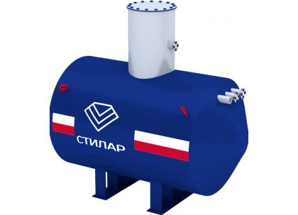 Резервуар горизонтальный стальной подземный РГСП 5 м3