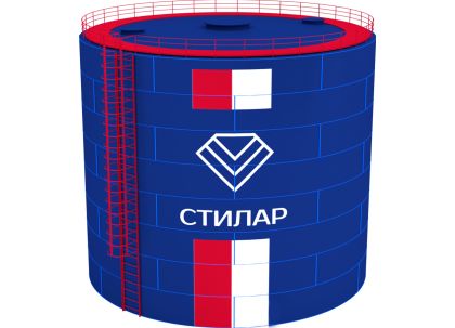 Цельносварной сборный резервуар РВС 1000 м3