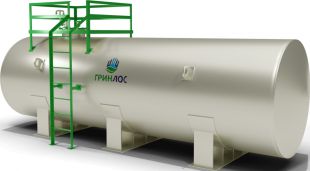 Емкость ГРИНЛОС Емкость стальная 150 м3 горизонтальная наземная