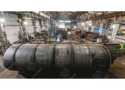 Цельносварный силос 600 м