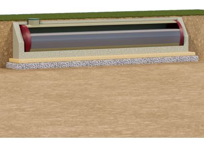 Гринлос Пожарный резервуар 90-3000 стеклопластиковый