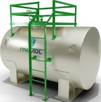 Емкость ГРИНЛОС Емкость стальная 10 м3 горизонтальная наземная