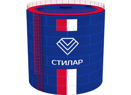 Сборный резервуар вертикальный стальной РВС 500 м3