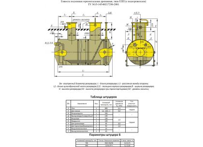 Емкость подземная ЕП-40