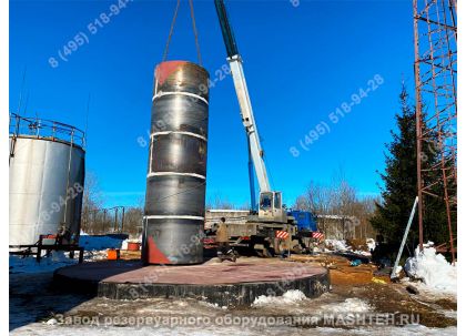 Резервуар вертикальный стальной РВС 400
