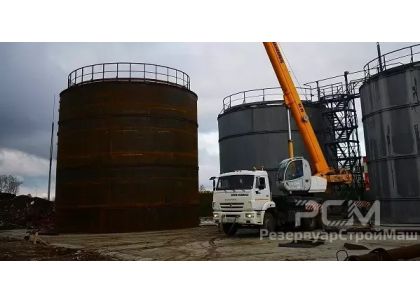 Резервуар вертикальный стальной РВС 600 м3