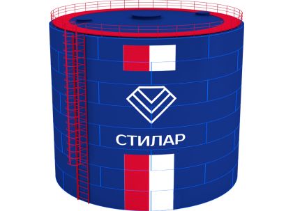 Цельносварной сборный резервуар РВС 1500 м