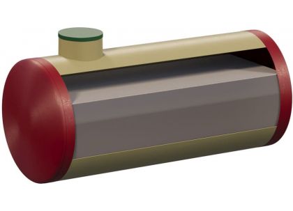 Гринлос Пожарный резервуар 45-2500 стеклопластиковый