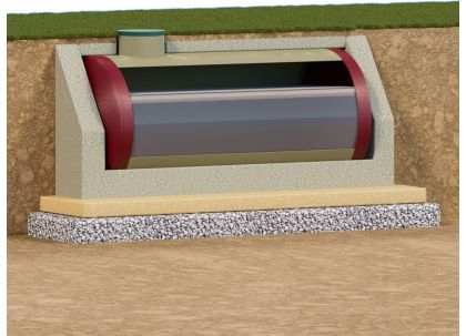 Гринлос Пожарный резервуар 55-2300 стеклопластиковый